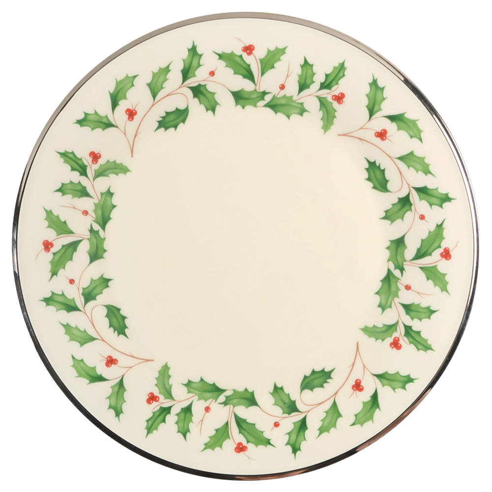 Holiday Platinum Dinner Plate by Lenox-1