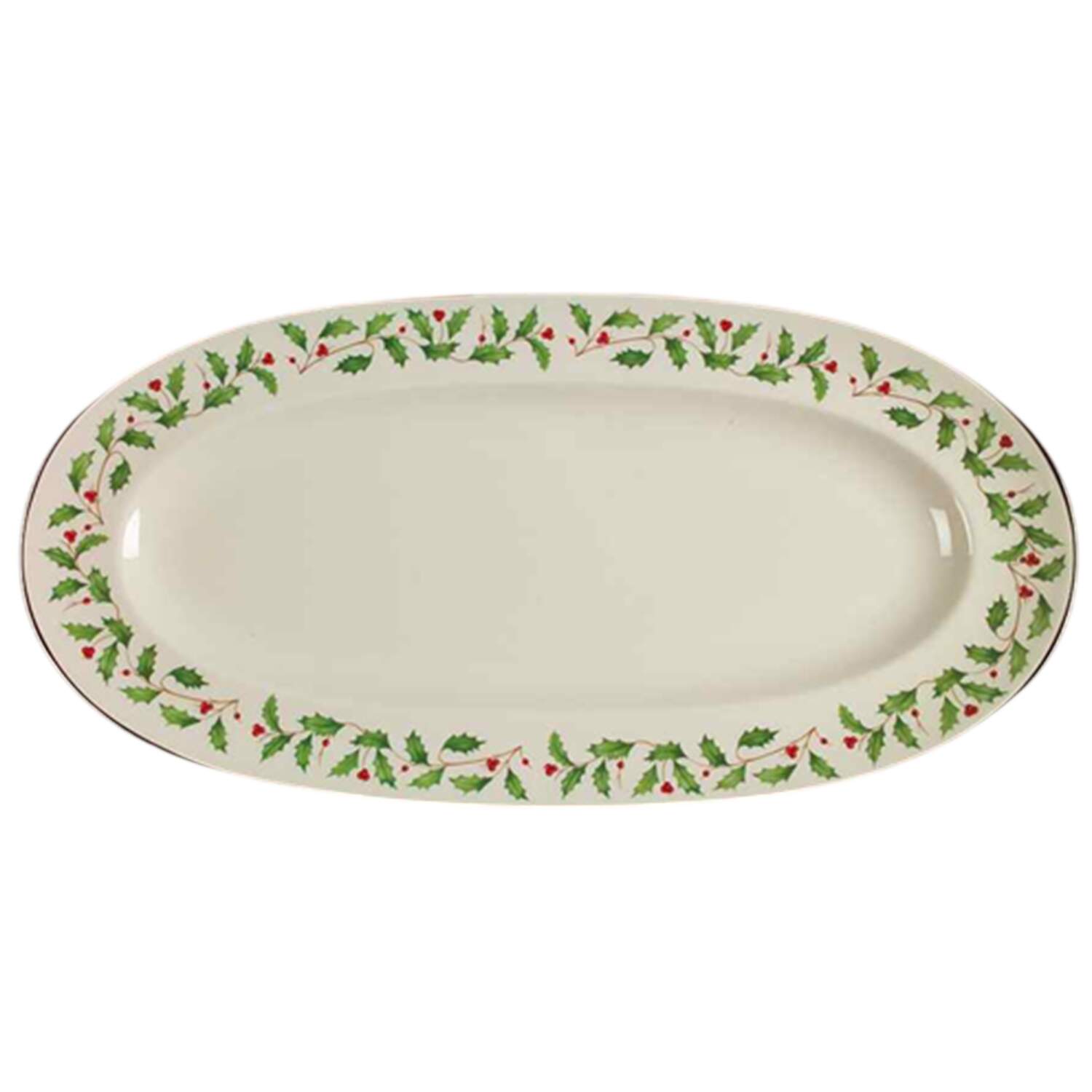 Holiday Platinum Large Sandwich Tray by Lenox-1
