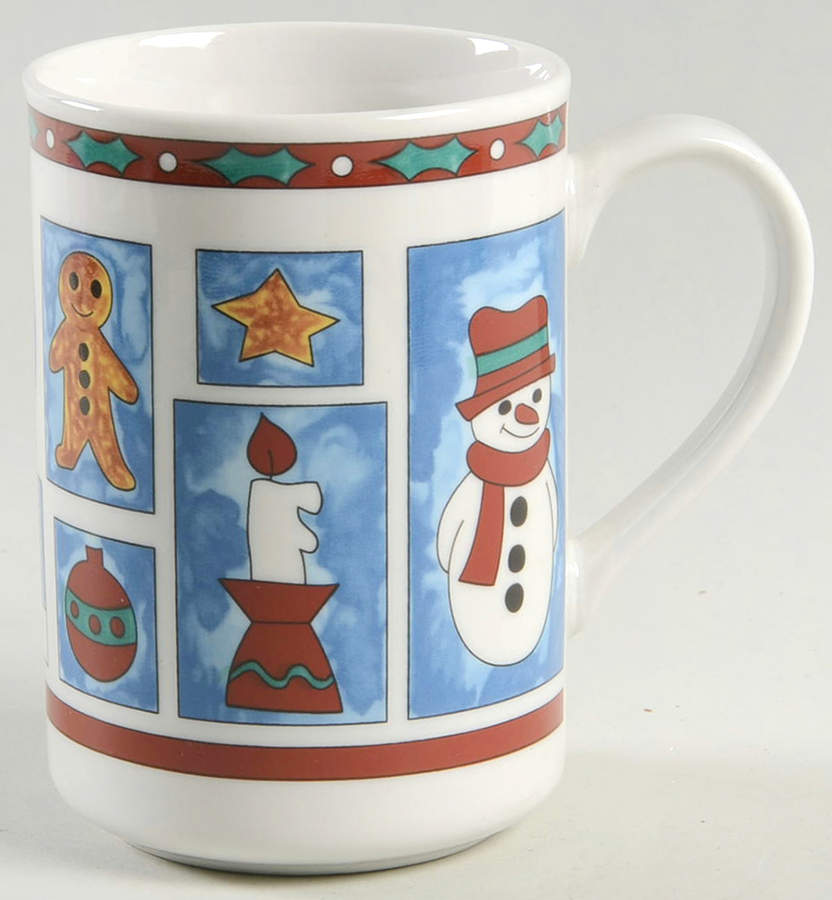Holiday Stamps Mug by Libbey-1
