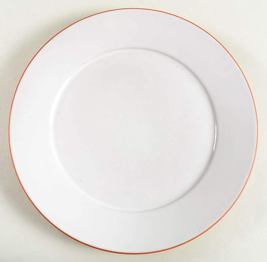 Normandie White Dinner Plate by Loneoak-1