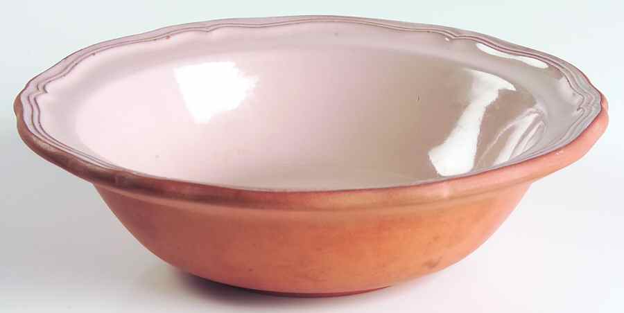 Queen Anne Peach Large Rim Soup Bowl by Loneoak-1