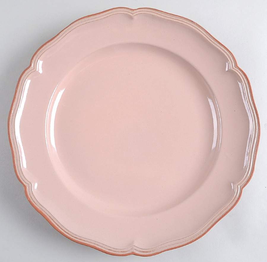Queen Anne Peach Buffet Service Plate by Loneoak-1