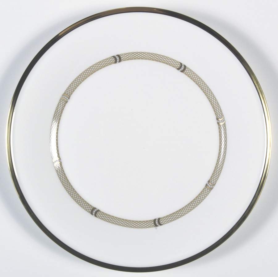 Eternal White Accent Luncheon Plate by Lenox-1
