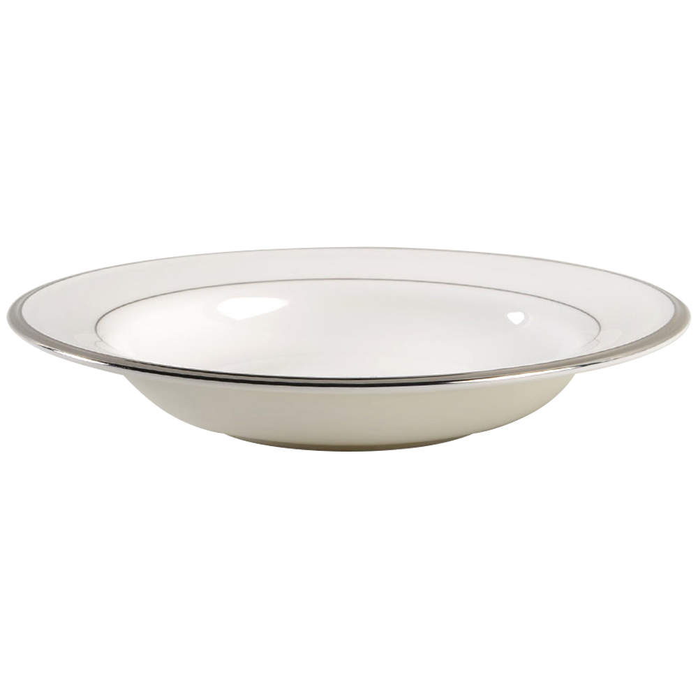 Solitaire White 9" Soup/Pasta Bowl by Lenox-1