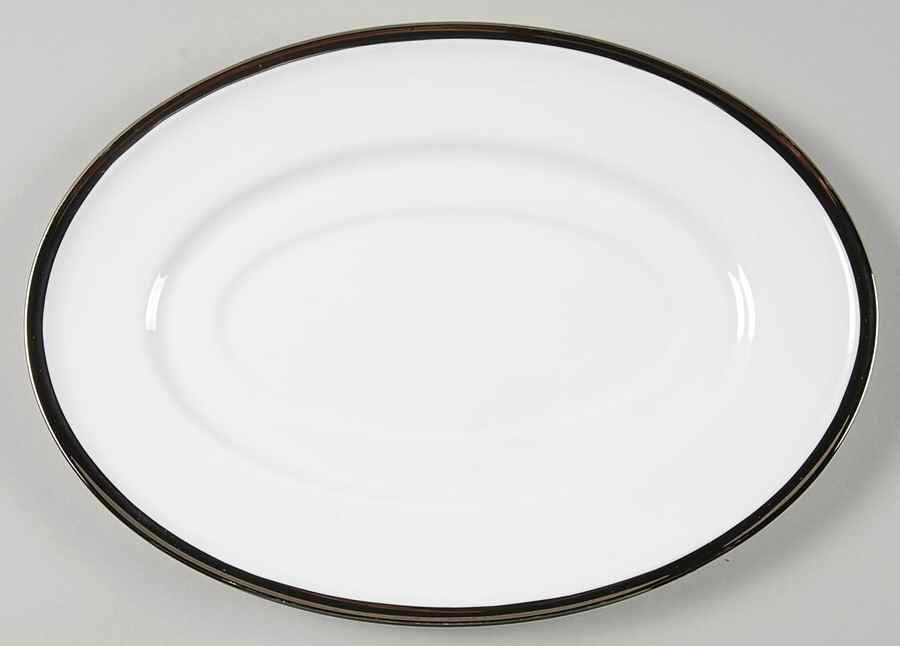 Solitaire White Underplate for Gravy Boat by Lenox-1