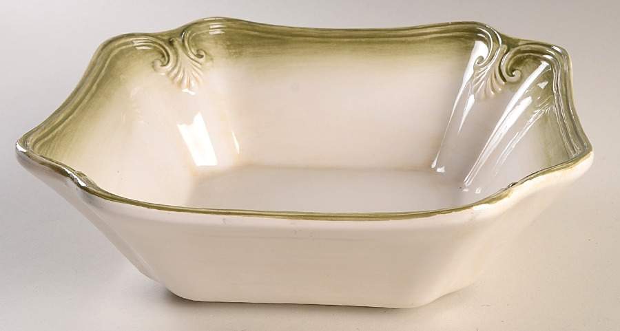 Colore Verde (Green) 10" Square Vegetable Bowl by Lenox-1