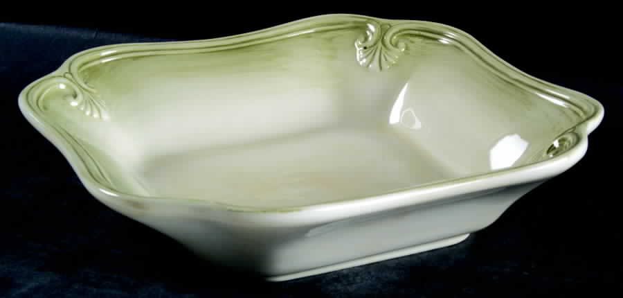 Colore Verde (Green) 9" Individual Square Pasta Bowl by Lenox-1