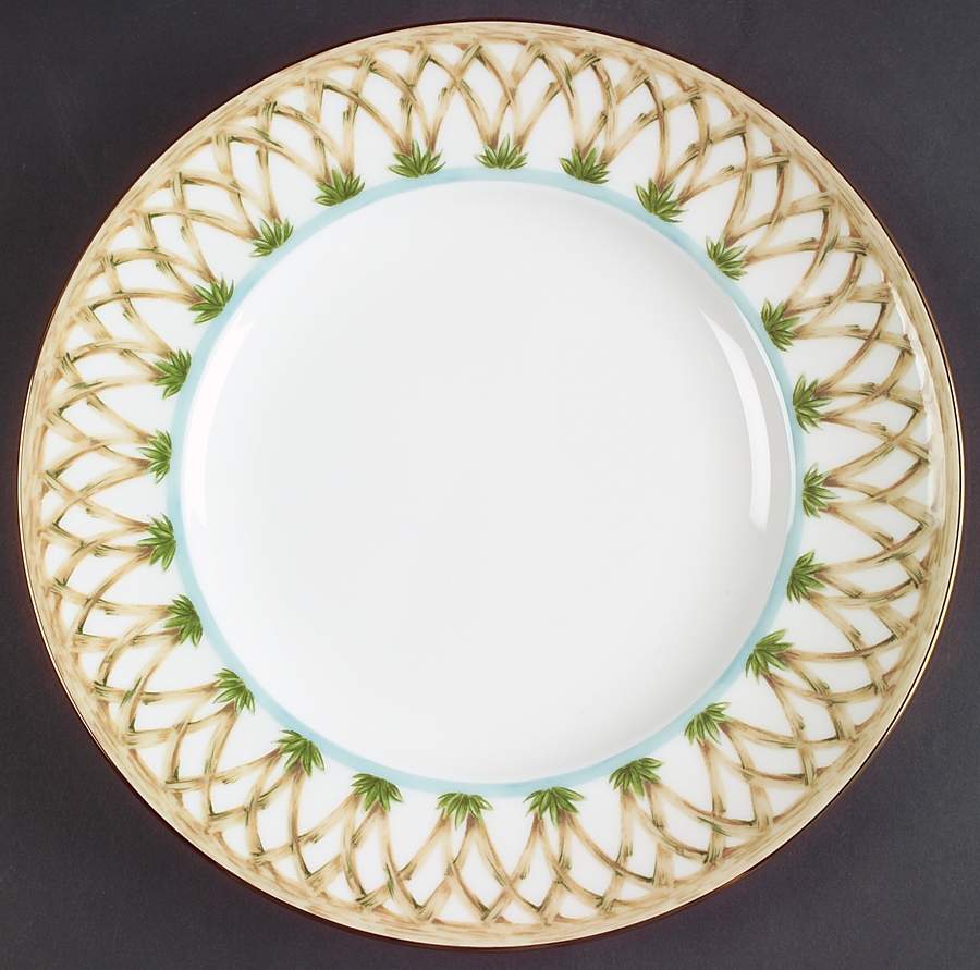 Colonial Bamboo Accent Luncheon Plate by Lenox-1
