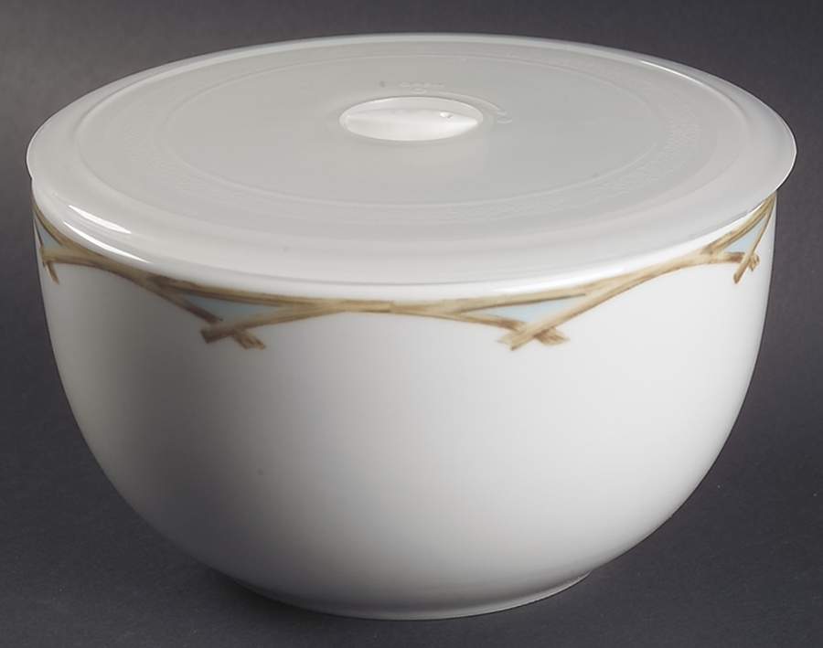 British Colonial Scenic (Accessories) Stackable Bowl with Lid 6" by Lenox-1
