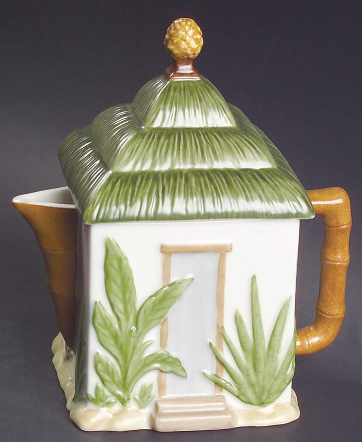 British Colonial Scenic (Accessories) Figural Creamer & Lid by Lenox-1