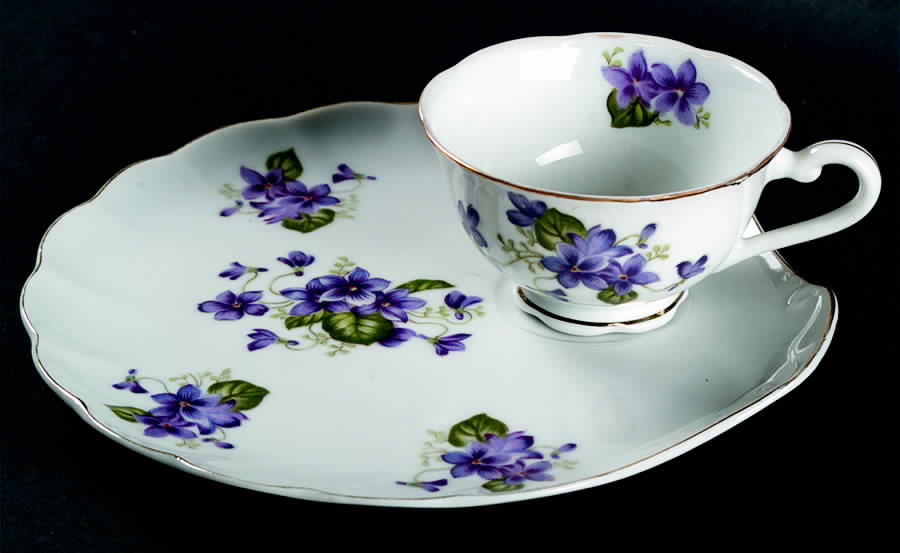 LEF46 Snack Plate & Cup Set by Lefton-1