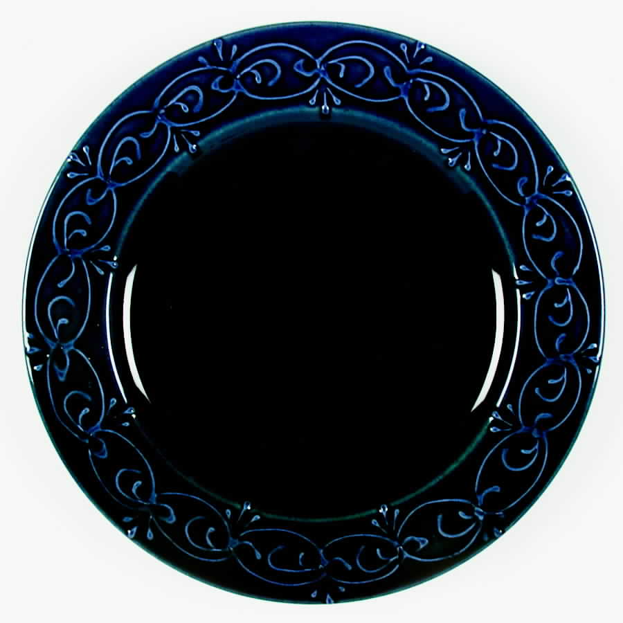 Royal Dark Blue Dinner Plate by Le Poet-Laval-1