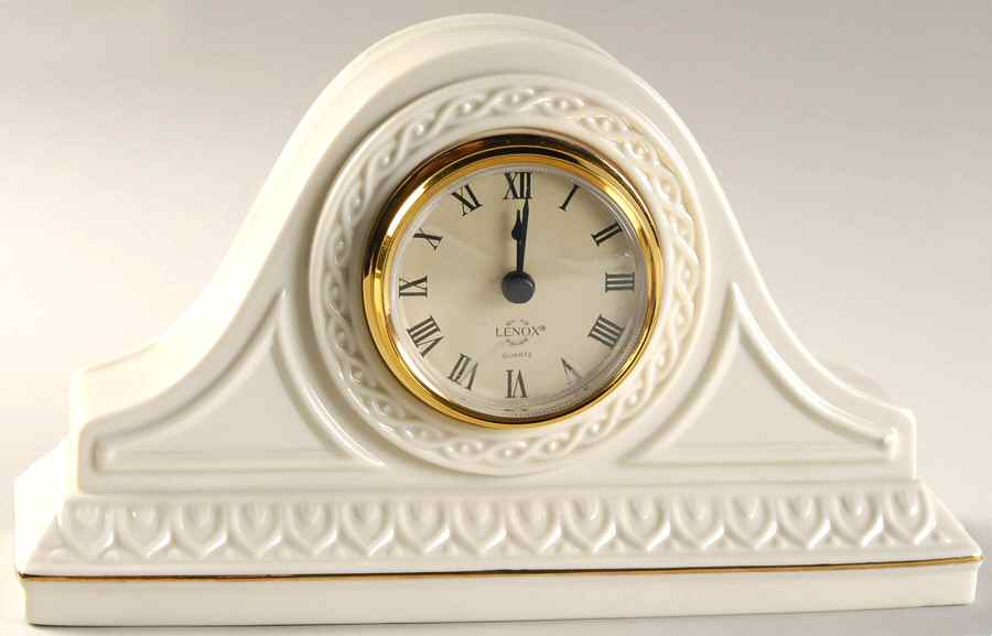 Timely Traditions Tambour Clock by Lenox-1