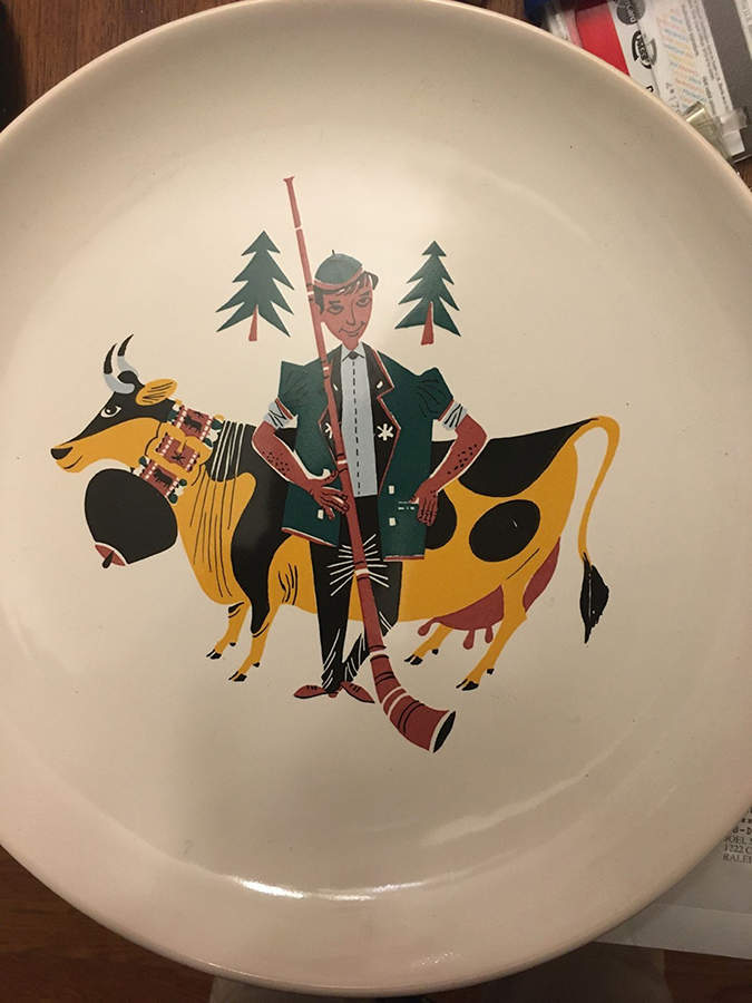 5019 Dinner Plate by Landert (Switzerland)-1