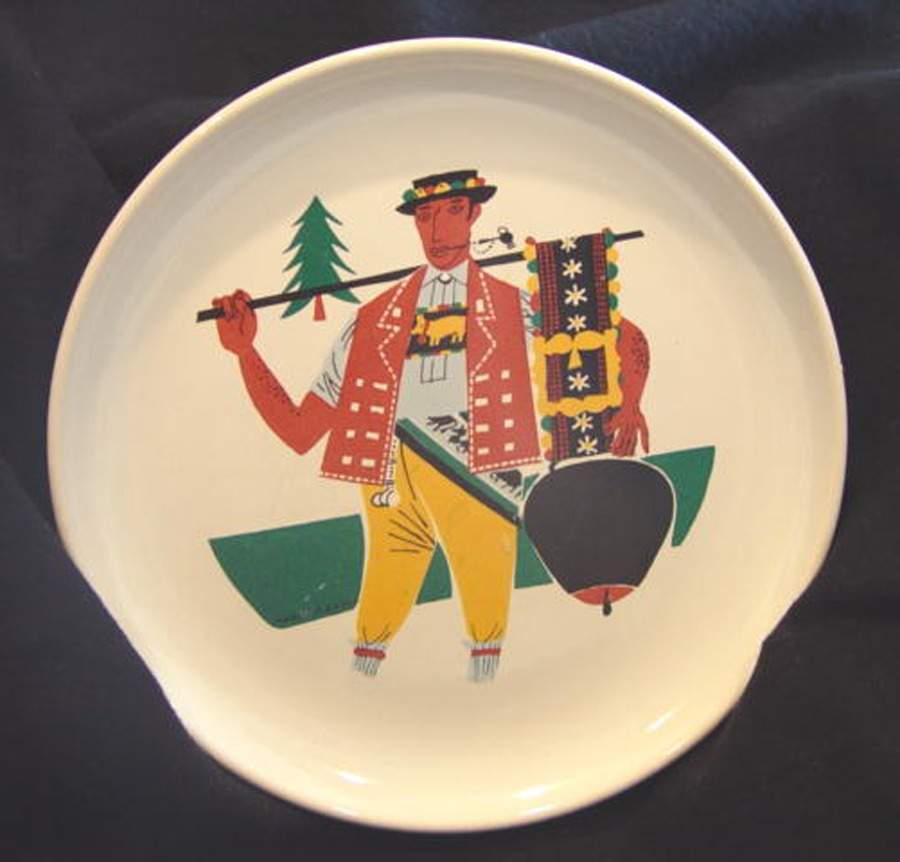 5019 Salad Plate by Landert (Switzerland)-1
