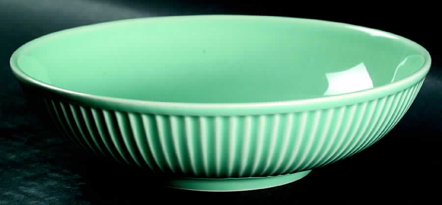 Dolmen Turquoise Coupe Soup Bowl by Luneville-1