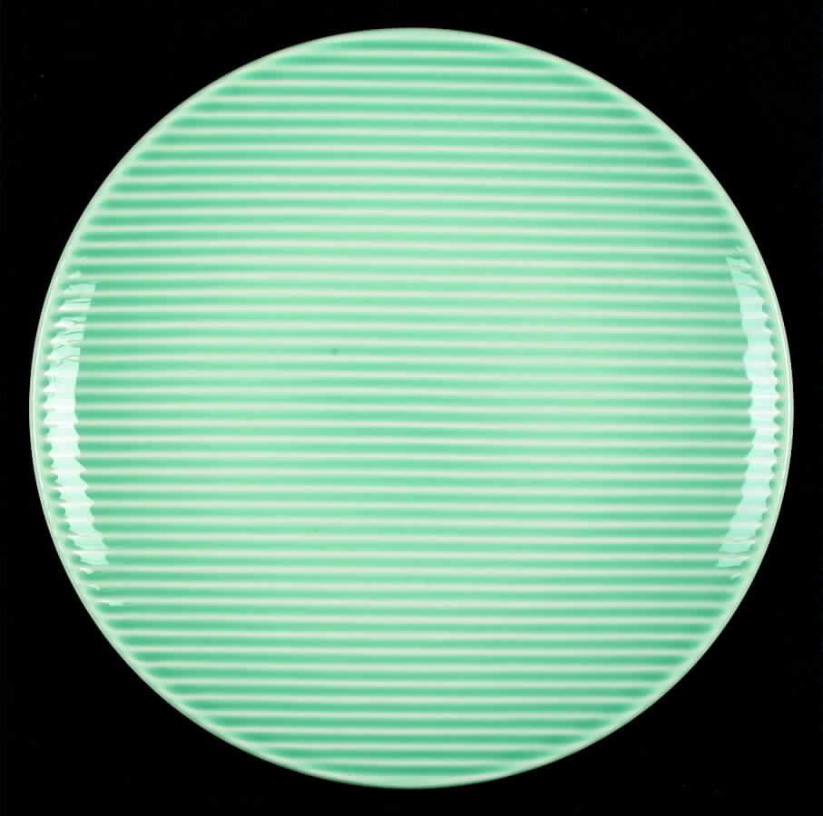 Dolmen Turquoise Salad/Dessert Plate by Luneville-1