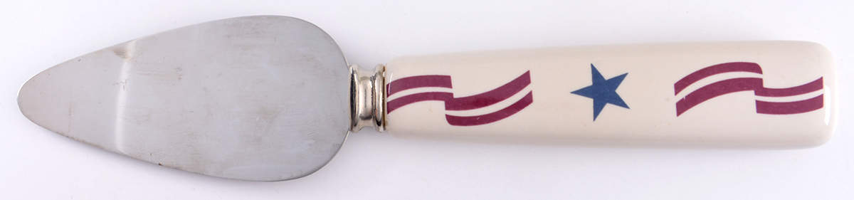 All American Cheese Server with Stainless Blade by Longaberger-1