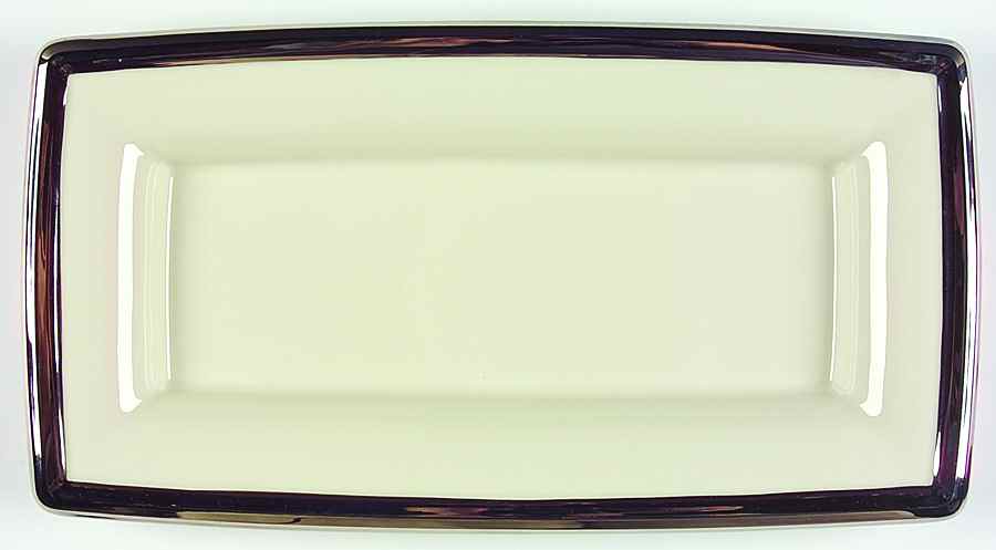 Solitaire Nouveau 13" Rectangular Serving Platter by Lenox-1