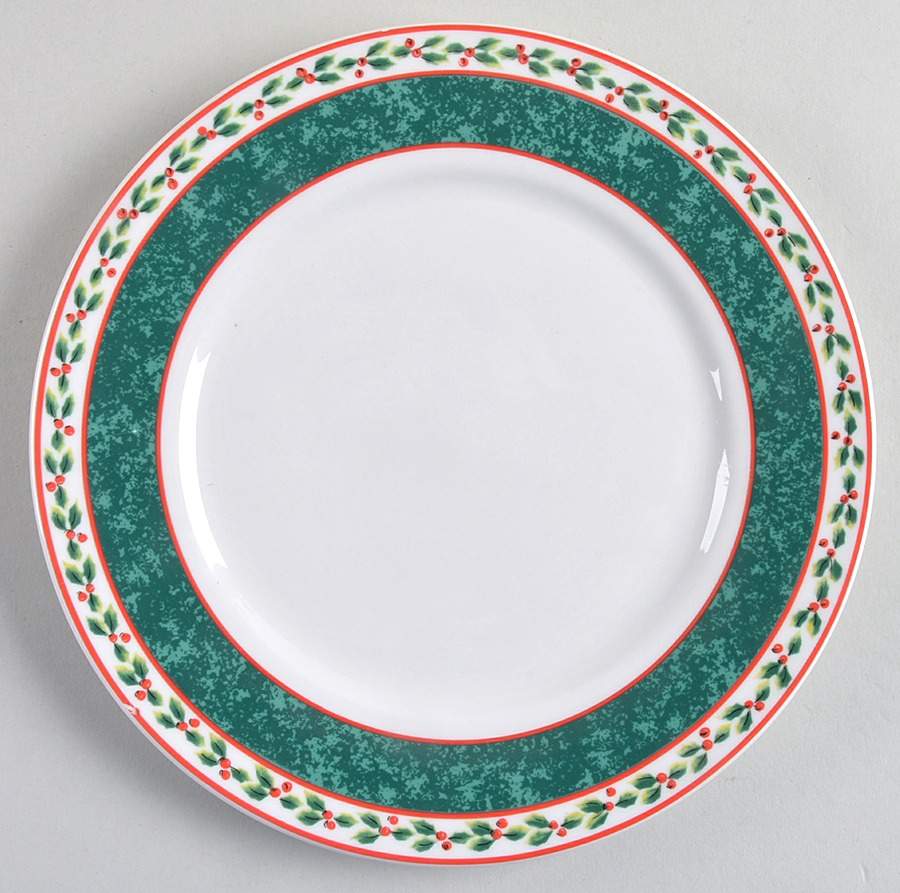 Christmastide Salad Plate by Lynn's China-1