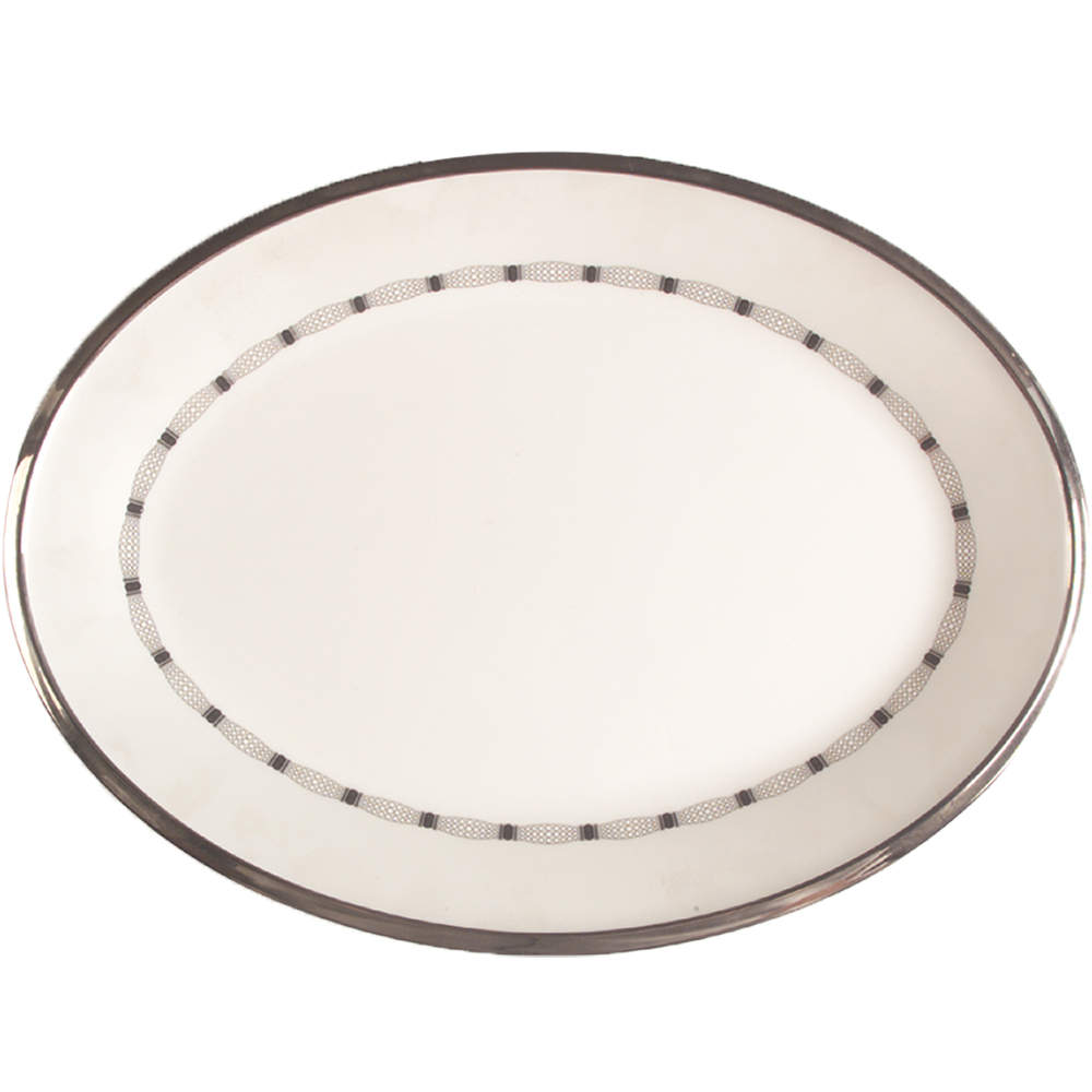 Soiree 14" Oval Serving Platter by Lenox-1