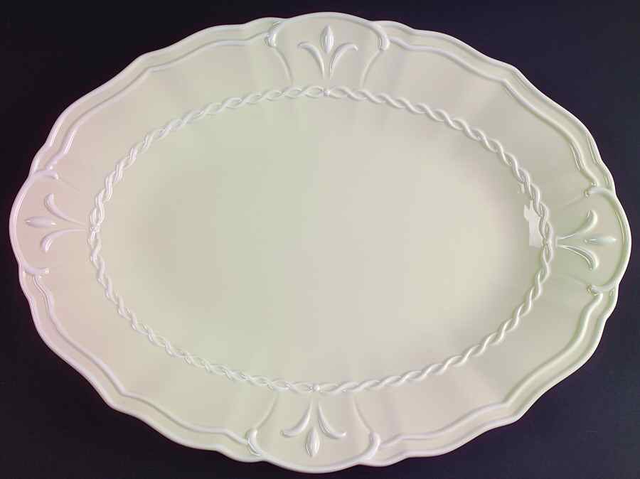 Butler's Pantry Patisserie 16" Oval Serving Platter by Lenox-1
