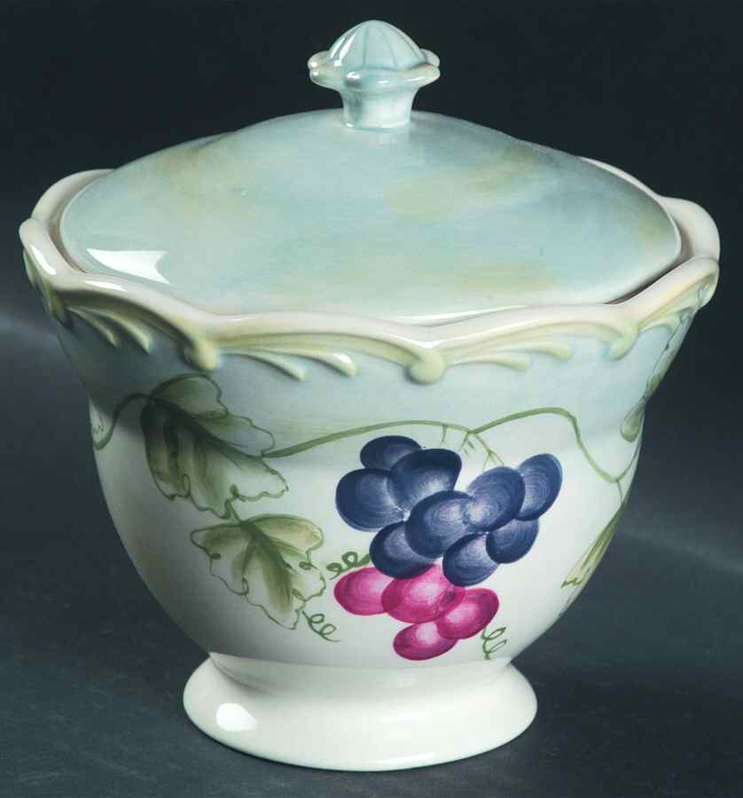 Tuscan Vine Accessories Sugar Bowl & Lid by Lenox-1