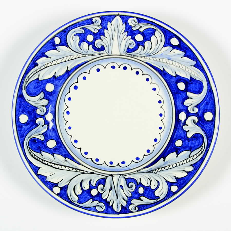 Orvieto Blue Salad Plate by La Picola Bottega-1