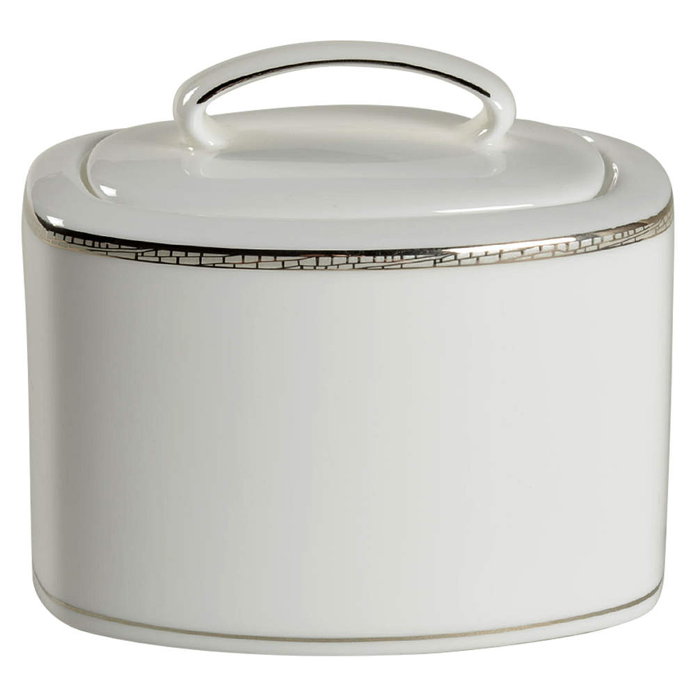 June Lane (Platinum Trim) Sugar Bowl & Lid by Lenox-1