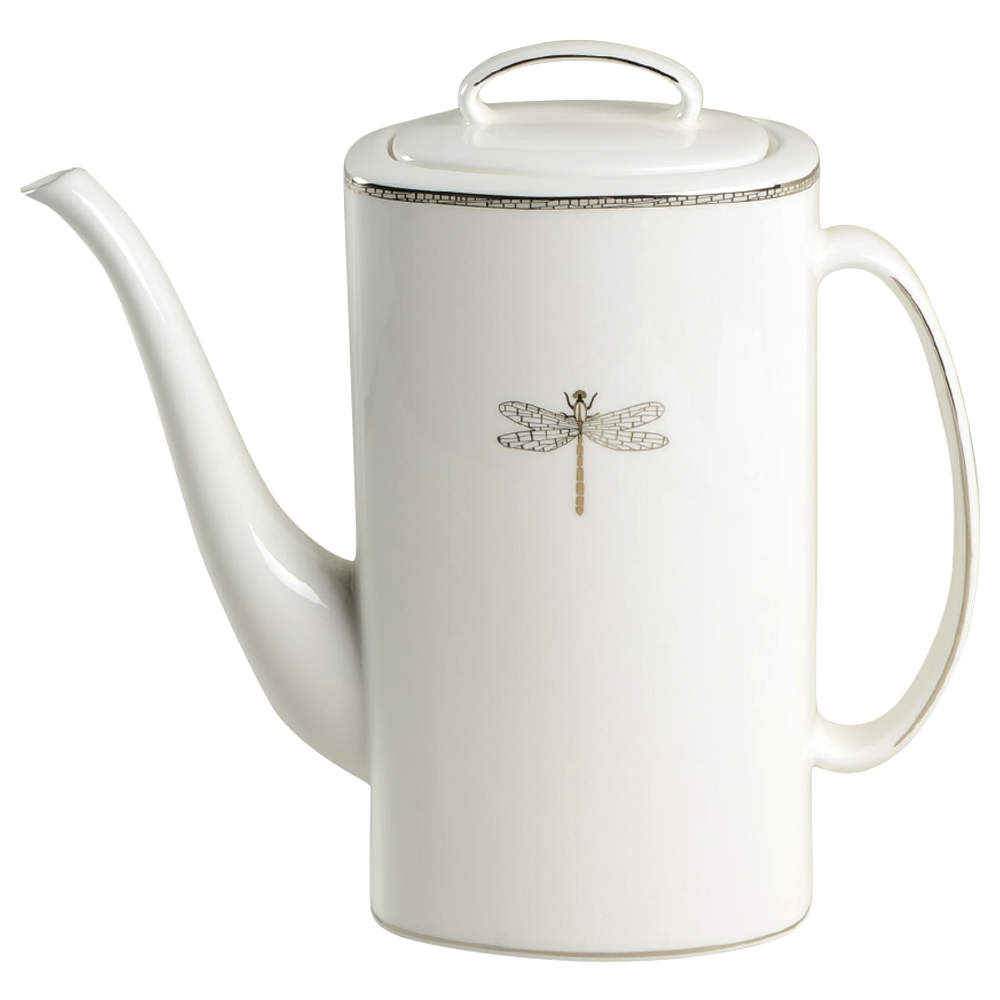 June Lane (Platinum Trim) Coffee Pot & Lid by Lenox-1