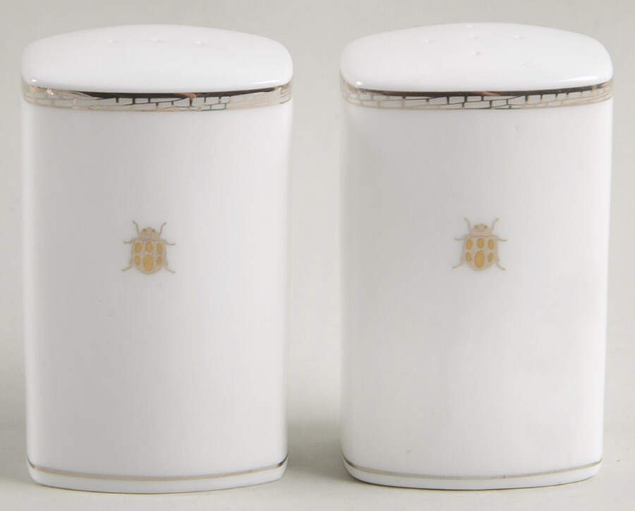 June Lane (Platinum Trim) Salt & Pepper Set by Lenox-1