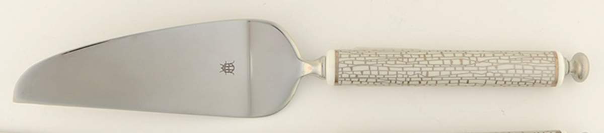 June Lane (Platinum Trim) Pie & Cake Server with Stainless Blade by Lenox-1
