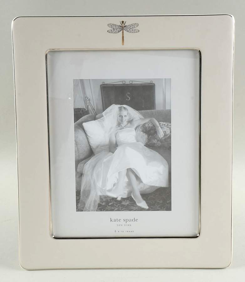 June Lane (Platinum Trim) Frame-Holds 8" X 10" by Lenox-1