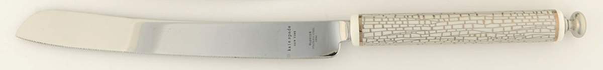 June Lane (Platinum Trim) Cake Knife/Server with Stainless Blade by Lenox-1