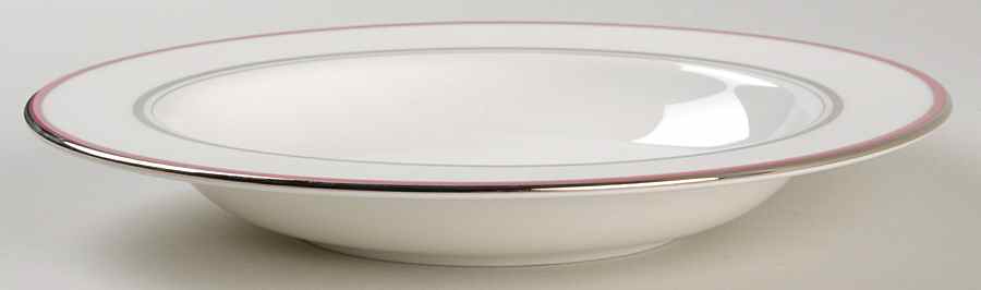 Library Lane Pink 9" Soup/Pasta Bowl by Lenox-1