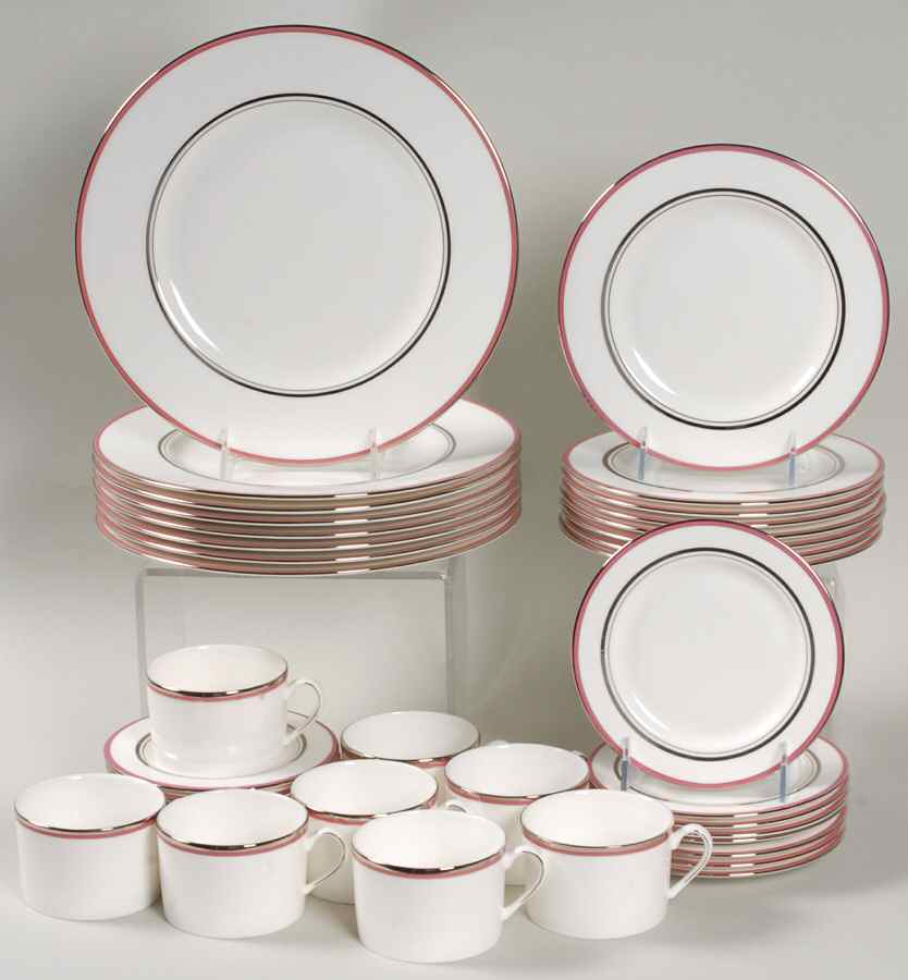 Library Lane Pink 40 Piece Set by Lenox-1