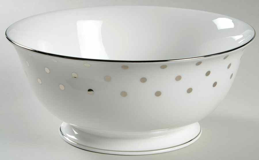 Larabee Road Platinum 8" Round Serving Bowl by Lenox-1