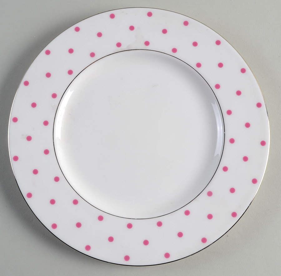 Larabee Road Pink Accent Luncheon Plate by Lenox-1