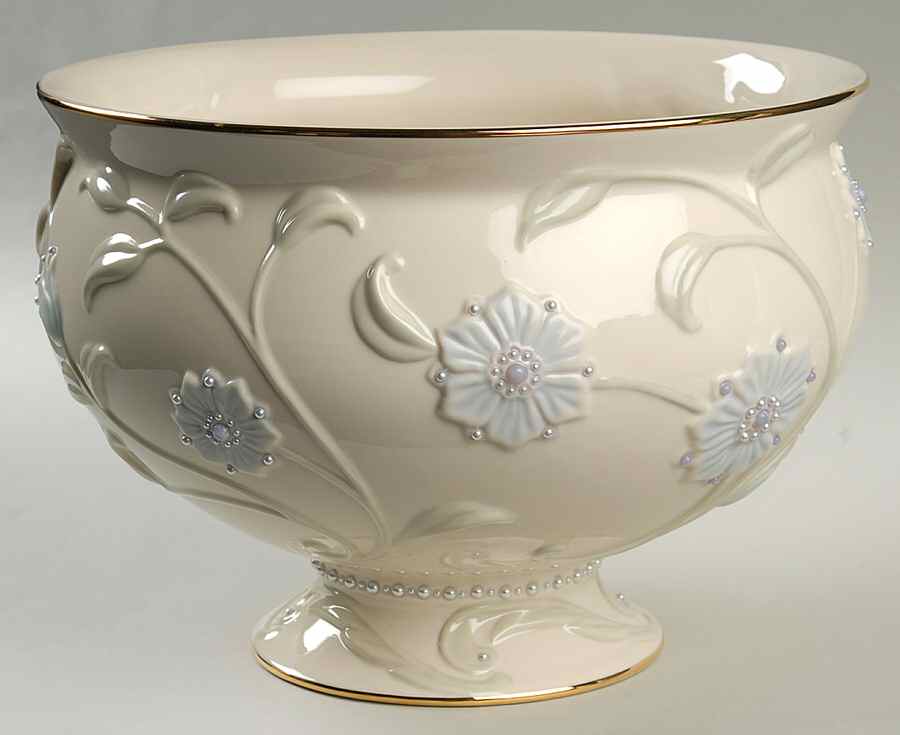 Gem Blossoms 9" Footed Bowl by Lenox-1