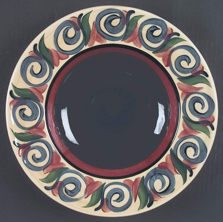Swirl, The Large Rim Soup Bowl by Lottie Adams-1