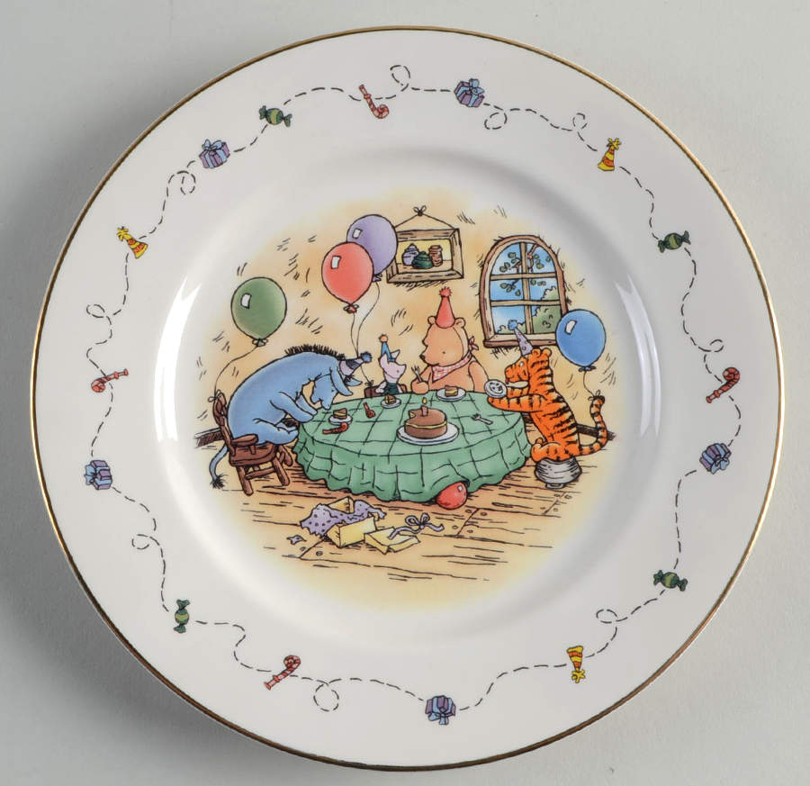 Classic Pooh Dessert/Pie Plate by Lenox-1