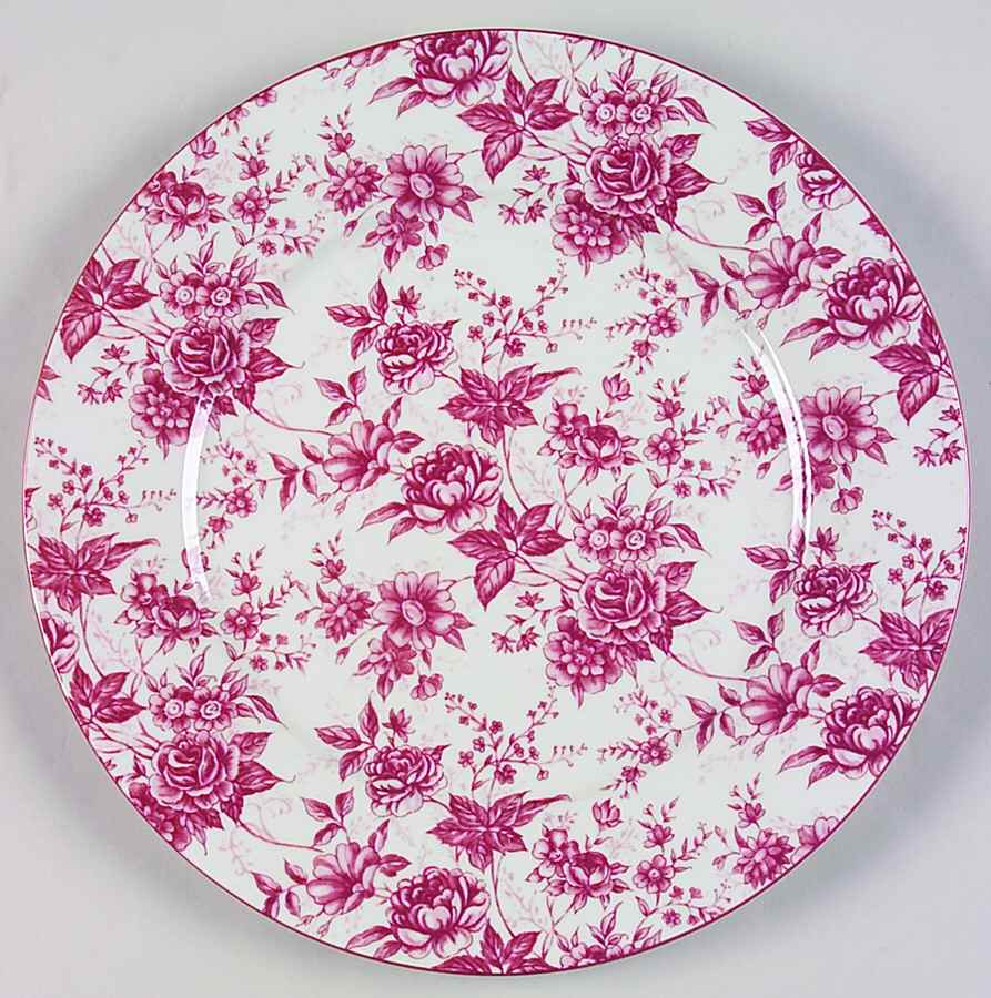 Rosarium Chintz Dinner Plate by Lynn's China-1