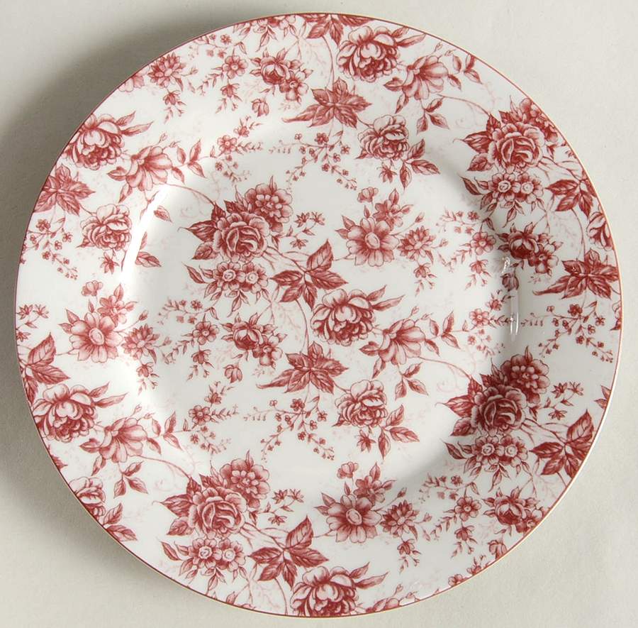 Rosarium Chintz Salad Plate by Lynn's China-1