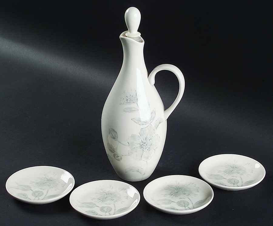 Money Tree Oil Jar/Cruet with 4 Dipping Bowls by Lenox-1