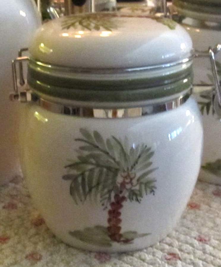 LDE1 6" Storage Jar & Lid by La Mode Decor-1