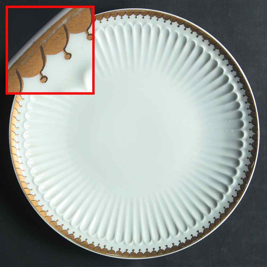 P9h1 Salad Plate by Porcelainerie de la Honcherie-1