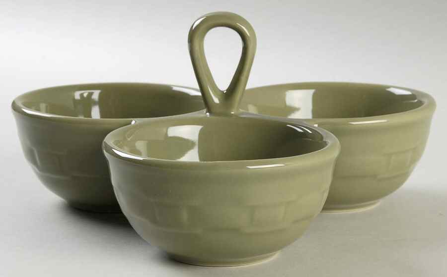 Woven Traditions Sage 3-Part Relish by Longaberger-1