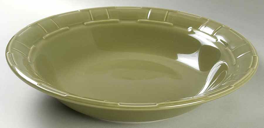 Woven Traditions Sage 12" Pasta Serving Bowl by Longaberger-1