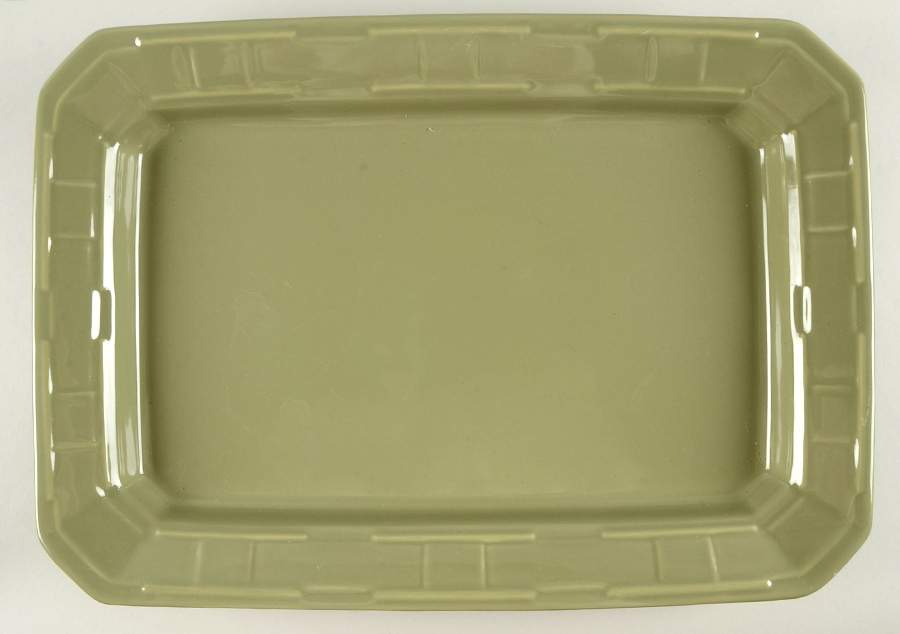 Woven Traditions Sage 17" Rectangular Serving Platter by Longaberger-1