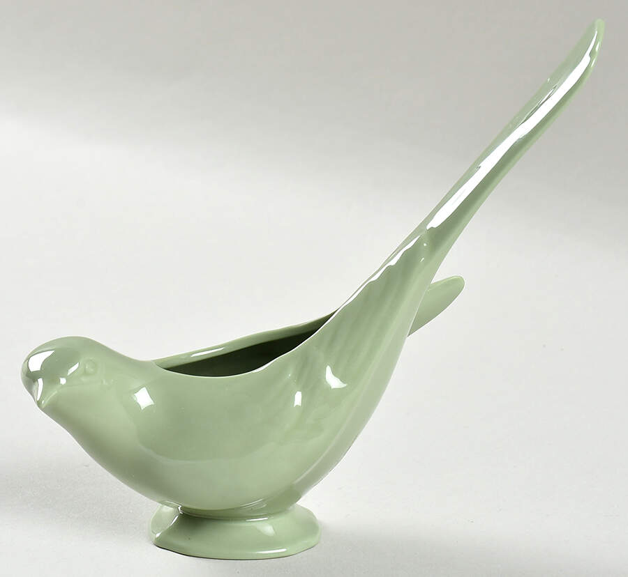 Bird Collection Green Figural Planter by Lenox-1